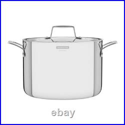 NEW Tramontina Grano Tri-Ply Clad Stock Pot 24cm/7.7L