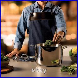 NEW Tramontina Grano Tri-Ply Clad Stock Pot 24cm/7.7L