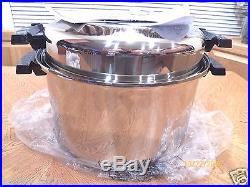 New West Bend Kitchen Craft 12 Qt Familie Cooker Pot Waterless Cookware USA Made