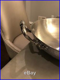 New Williams Sonoma Ruffoni Hammered Stainless Steel Wok Pot Pan Stock