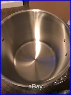 NEW in Box All-Clad 36 Quart Qt Stainless Steel Professional Stock Pot MSRP $605