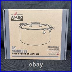NIBAll Clad D5 8 Quart Stock Pot