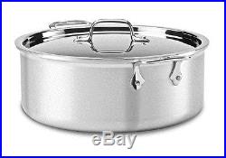 NIB ALL-CLAD MC2/Master Chef 2 8-QT STOCK POT withLID- 3-PLY BRUSHED STAINLESS