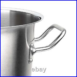 NNEAGS Stock Pot 14L Top Grade Thick Stainless Steel Stockpot 18/10 Without Lid