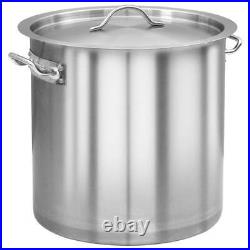 NNEVL Stock Pot 26 L 32x32 cm Stainless Steel