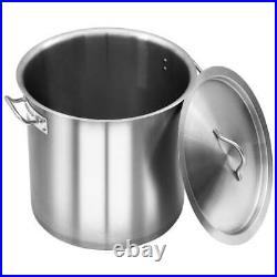 NNEVL Stock Pot 26 L 32x32 cm Stainless Steel