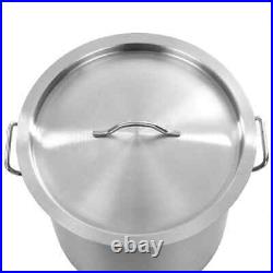 NNEVL Stock Pot 26 L 32x32 cm Stainless Steel