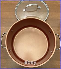 NUWAVE Perfect Green Pots Duralon/Copper (6 Pce Set) 1.5 Qt, 2 Qt, 5.5 Qt