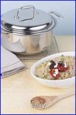 New 360 Cookware Stainless Steel 4 Quart Stockpot With Cover