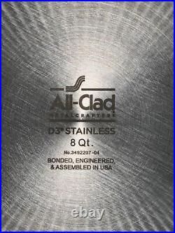 New All-Clad 8-Qt 4408 SS Tri-Ply 8 Qt. Stock Pot WithLidFAST FREE SHIPREAD