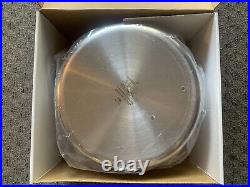 New All Clad Copper Core 5-ply 8qt Stock Pot Pan with lid 6508 SS Made in USA