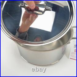 New All-Clad Copper Core Stainless Stockpot 8 qt Pot with Lid Has Scratches
