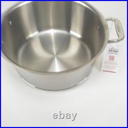 New All-Clad Copper Core Stainless Stockpot 8 qt Pot with Lid Has Scratches