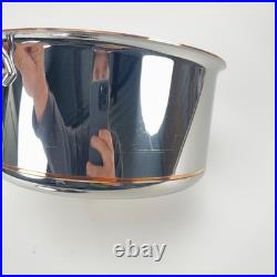 New All-Clad Copper Core Stainless Stockpot 8 qt Pot with Lid Has Scratches