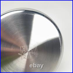 New All-Clad Copper Core Stainless Stockpot 8 qt Pot with Lid Has Scratches