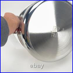 New All-Clad Copper Core Stainless Stockpot 8 qt Pot with Lid Has Scratches