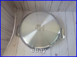 New All Clad D5 6 qt Polished Stainless Steel Ultimate Soup Pot & Ladle in Box