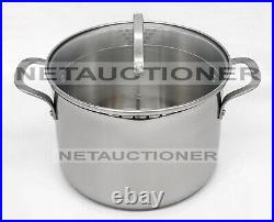 New CALPHALON Classic Stainless Steel 6 Qt Stockpot with Lid Cover New CALPHALON Classic Stainless Steel 6 Qt Stockpot with Lid Cover