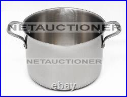 New CALPHALON Classic Stainless Steel 6 Qt Stockpot with Lid Cover New CALPHALON Classic Stainless Steel 6 Qt Stockpot with Lid Cover