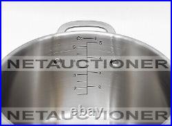 New CALPHALON Classic Stainless Steel 6 Qt Stockpot with Lid Cover New CALPHALON Classic Stainless Steel 6 Qt Stockpot with Lid Cover