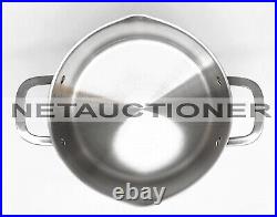 New CALPHALON Classic Stainless Steel 6 Qt Stockpot with Lid Cover New CALPHALON Classic Stainless Steel 6 Qt Stockpot with Lid Cover