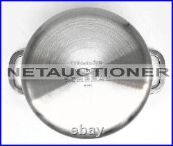 New CALPHALON Classic Stainless Steel 6 Qt Stockpot with Lid Cover New CALPHALON Classic Stainless Steel 6 Qt Stockpot with Lid Cover