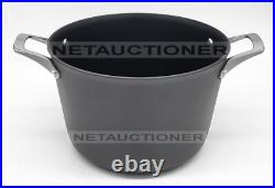 New CALPHALON Premier Nonstick 8 Qt Stockpot with Strainer & Steamer Multipot Set