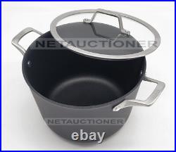New CALPHALON Premier Nonstick 8 Qt Stockpot with Strainer & Steamer Multipot Set