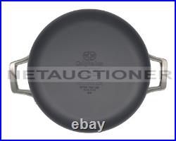 New CALPHALON Premier Nonstick 8 Qt Stockpot with Strainer & Steamer Multipot Set