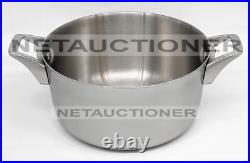 New CALPHALON Premier Space Saving 3 Layer Stainless Steel 6 Qt Stockpot