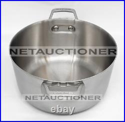 New CALPHALON Premier Space Saving 3 Layer Stainless Steel 6 Qt Stockpot