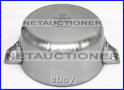 New CALPHALON Premier Space Saving 3 Layer Stainless Steel 6 Qt Stockpot