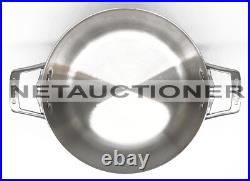 New CALPHALON Premier Space Saving 3 Layer Stainless Steel 6 Qt Stockpot