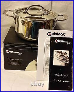 New Cuisinox Elite 3-Ply 3 Quart Covered Dutch Ovenship free