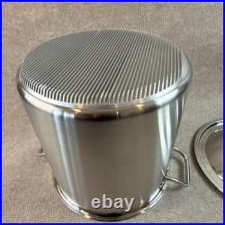New Eneron Turbo Pot 39 Qt Stock Pot withLid Commercial Restaurant Stainless Steel
