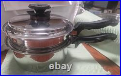 New Era 304 Surgical Titanium Stainless Steel 7 Ply withVented Lid Pot USA