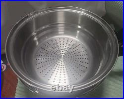 New Era 304 Surgical Titanium Stainless Steel 7 Ply withVented Lid Pot USA