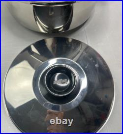 New Inkor T304 Pot and Lid 5-Ply Multi-core Stainless Steel Cookware USA 4 QT
