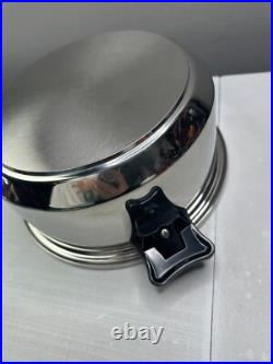 New Inkor T304 Pot and Lid 5-Ply Multi-core Stainless Steel Cookware USA 4 QT