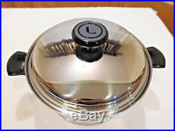 New Lifetime Cookware 8 Qt Stock Pot 12 Ply T304 Stainless Steel USA Waterless
