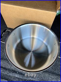 New Open Box All-Clad MetalCrafters Copper Core Stockpot and Lid, 8-Qt