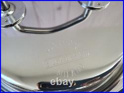 New Silga Teknika 16 cm Soup Pot 18/10 Stainless Steel Stockpot 2.6 qt with Tag New Silga Teknika 16 cm Soup Pot 18/10 Stainless Steel Stockpot 2.6 qt with Tag