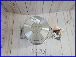 New Silga Teknika 16 cm Soup Pot 18/10 Stainless Steel Stockpot 2.6 qt with Tag New Silga Teknika 16 cm Soup Pot 18/10 Stainless Steel Stockpot 2.6 qt with Tag