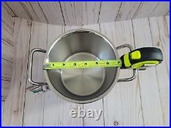 New Silga Teknika 16 cm Soup Pot 18/10 Stainless Steel Stockpot 2.6 qt with Tag New Silga Teknika 16 cm Soup Pot 18/10 Stainless Steel Stockpot 2.6 qt with Tag