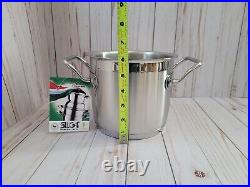 New Silga Teknika 16 cm Soup Pot 18/10 Stainless Steel Stockpot 2.6 qt with Tag