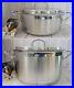 New_Silga_Teknika_Stainless_Steel_24cm_Soup_Pot_28cm_Stockpot_with_Lids_Tags_01_jv