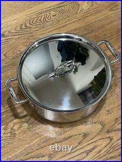 New USA All-Clad D3 Stainless Steel 6 Qt. Stockpot with Lid All Clad Tri-Ply Pot