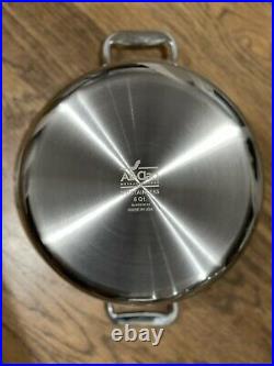 New USA All-Clad D3 Stainless Steel 6 Qt. Stockpot with Lid All Clad Tri-Ply Pot
