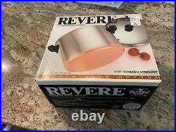 New USA Vintage Revere Ware 6 Qt Stock Pot With LID Brand New