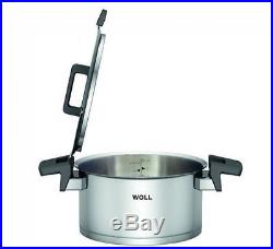 New Woll Concept Induction Stainless Steel Stock Pot With LID 24 CM 7.6 Litre